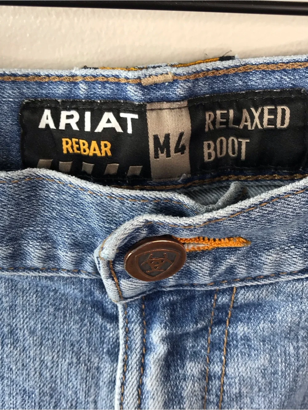 Ariat Rebar M4 Relaxed Boot Jeans Mens 34x34 - Picture 6 of 7